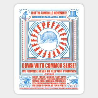 FFFFFFFFFFFFFFFFFFFP Campaign Poster Magnet